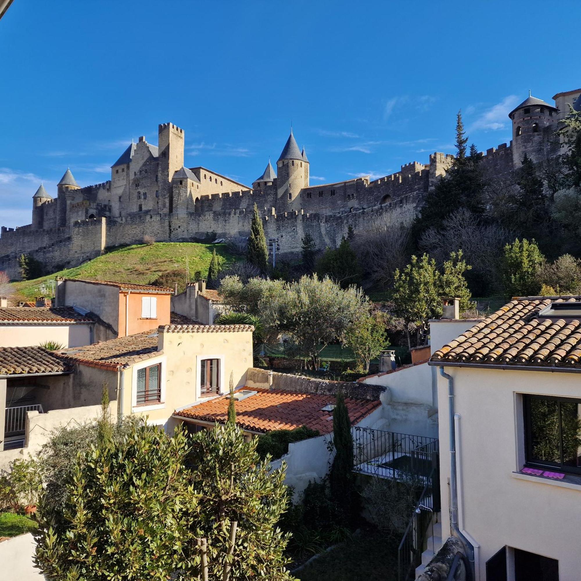 Montez Au Creneau, Face A La Cite Vue Sublime Leilighet Carcassonne Eksteriør bilde